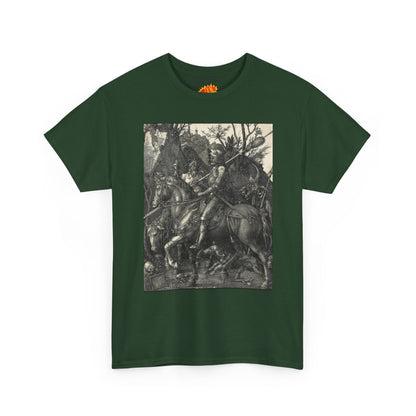 Knight. Death and the Devil - Albrecht Durer. Heavy Cotton Tee Many Colors/Sizes