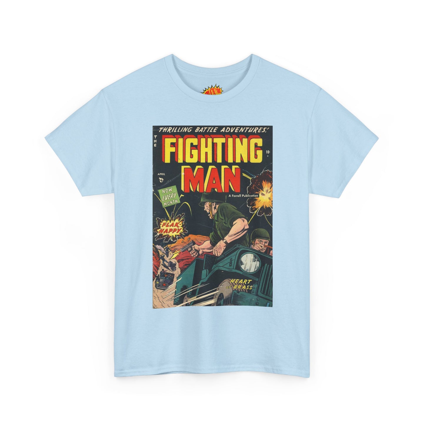 The Fighting Man April Comic Tee Shirt *Multiple Colors*