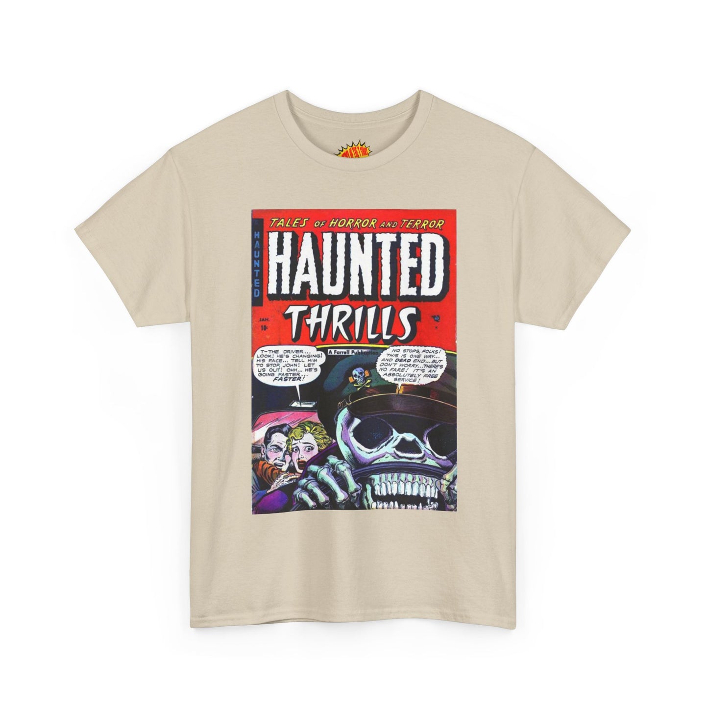Haunted Thrills January Comic Tee Shirt *Multiple Colors*