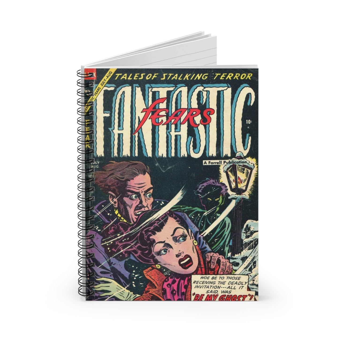Fantastic Fears July - August Comic Cover Notebook