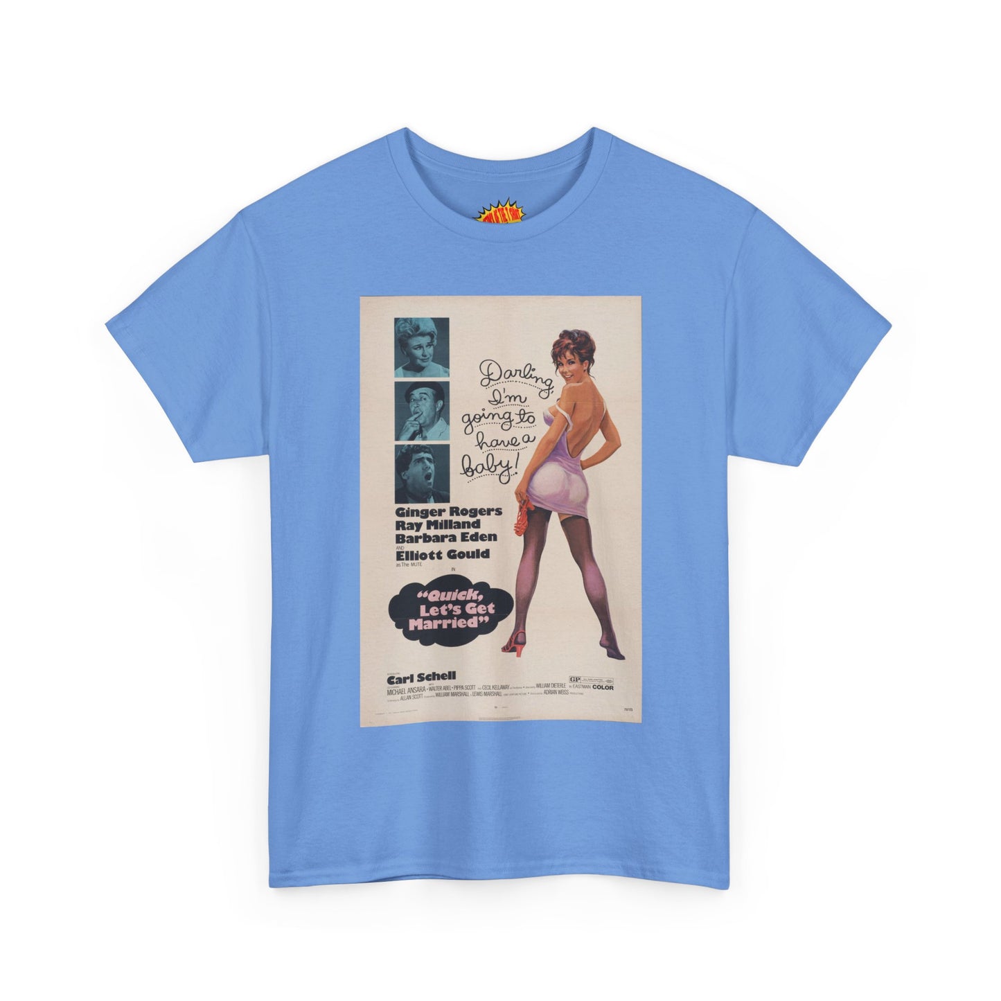 Quick, Let's Get Married Movie Poster T-Shirt *Multiple Colors*