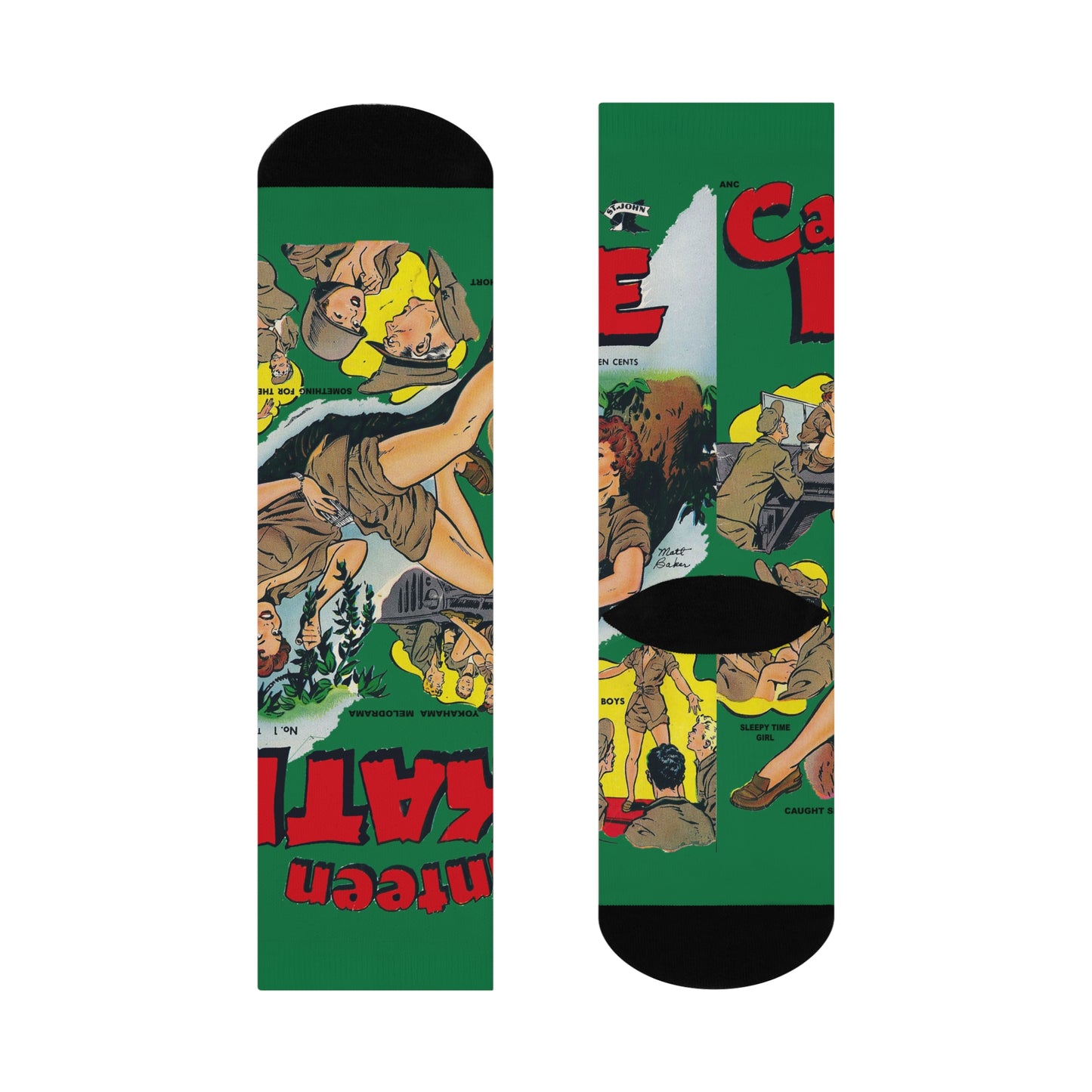 Canteen Kate #1 Cushioned Socks Green
