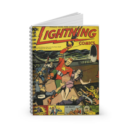 Lightning Comics December Spiral Notebook