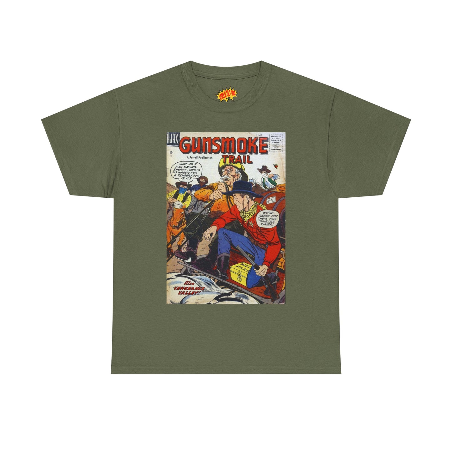 Gunsmoke Trail June Comic Tee Shirt *Multiple Colors*