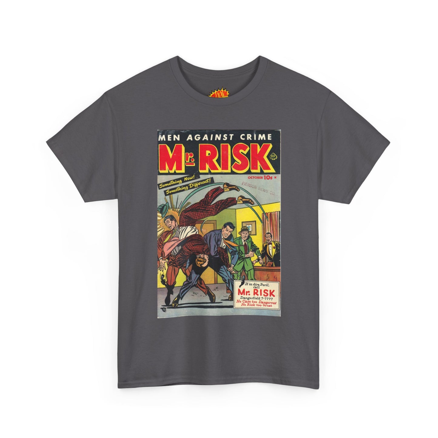 Mr. Risk October Comic Tee Shirt *Multiple Colors*