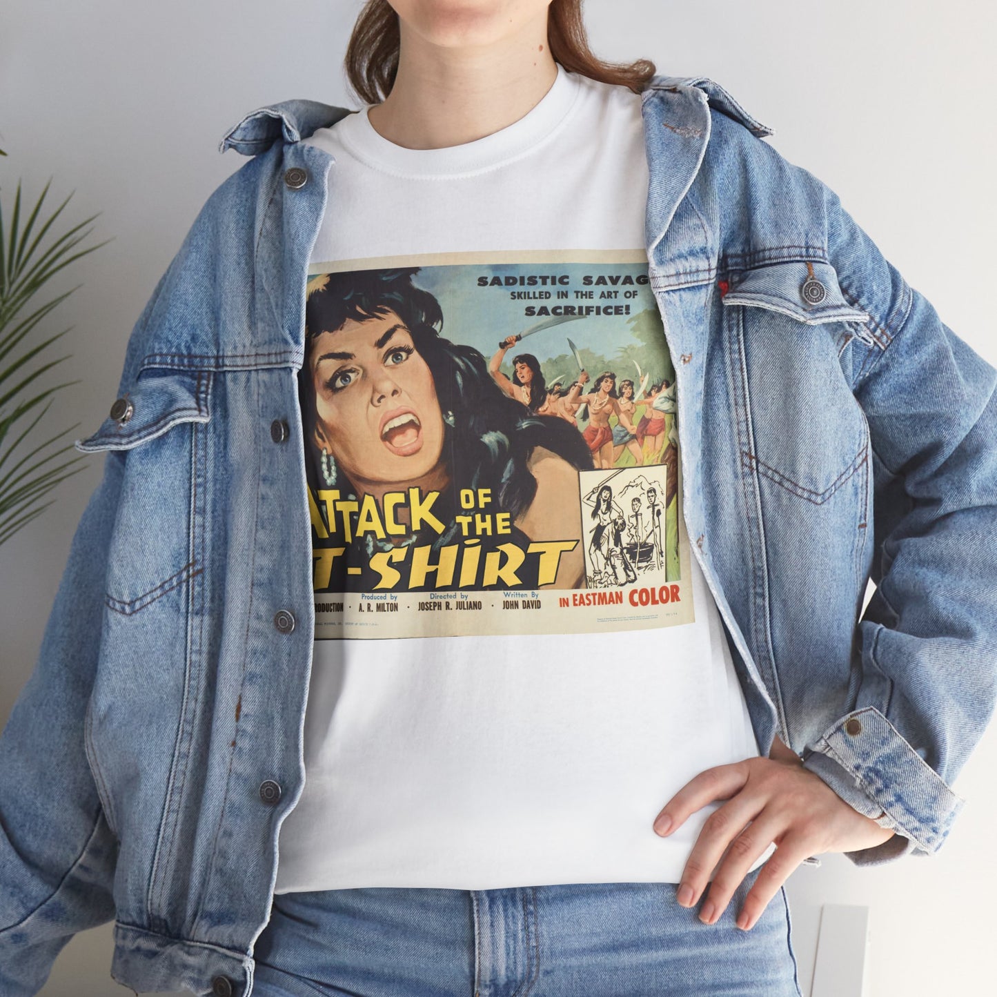 Attack of the T-Shirt Movie Poster T-Shirt