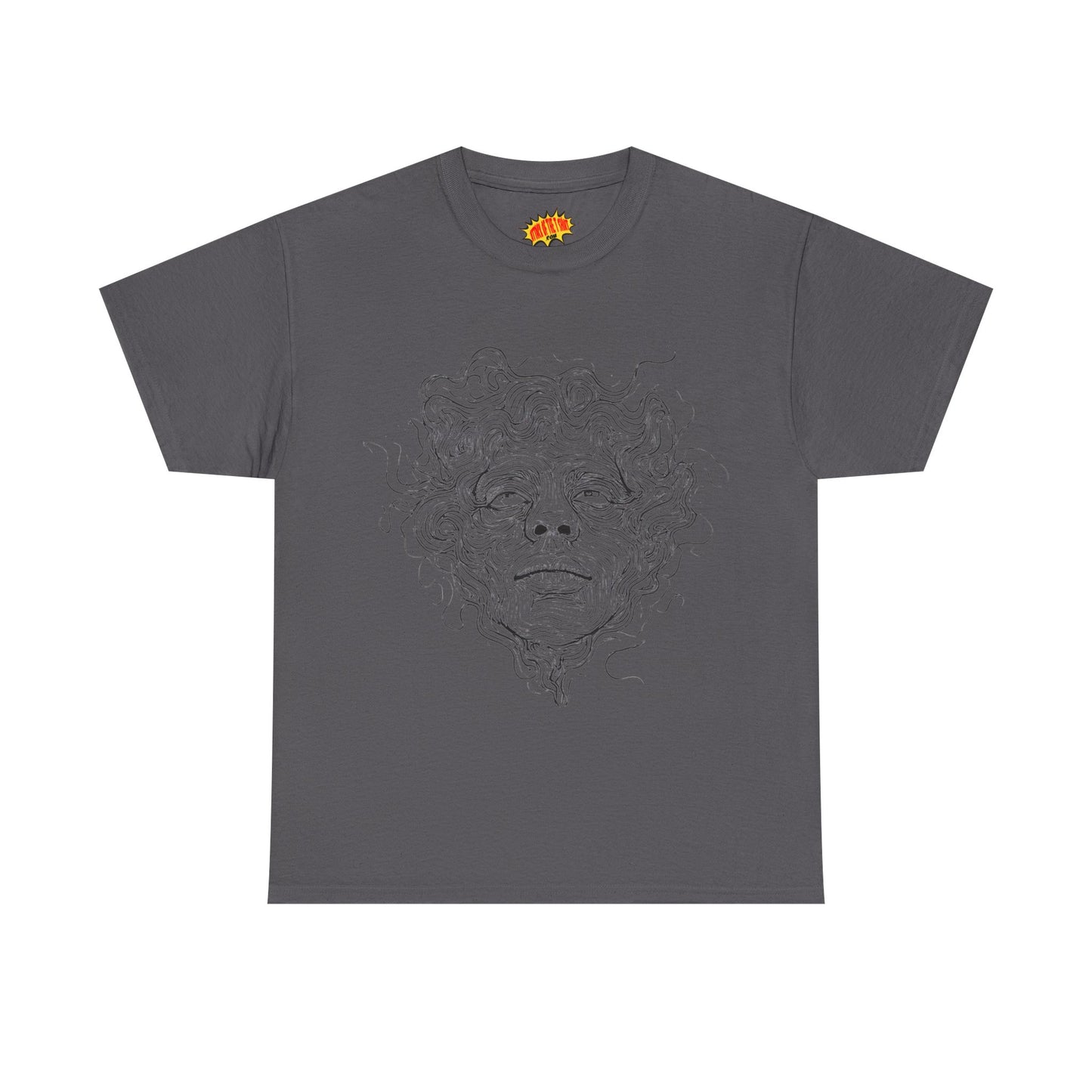 Human Face Line Drawing Graphic Art Tee Shirt *Multiple Colors*