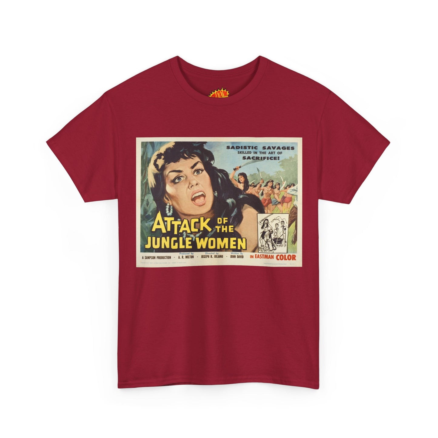 Attack of the Jungle Women Movie Poster T-Shirt *Multiple Colors*