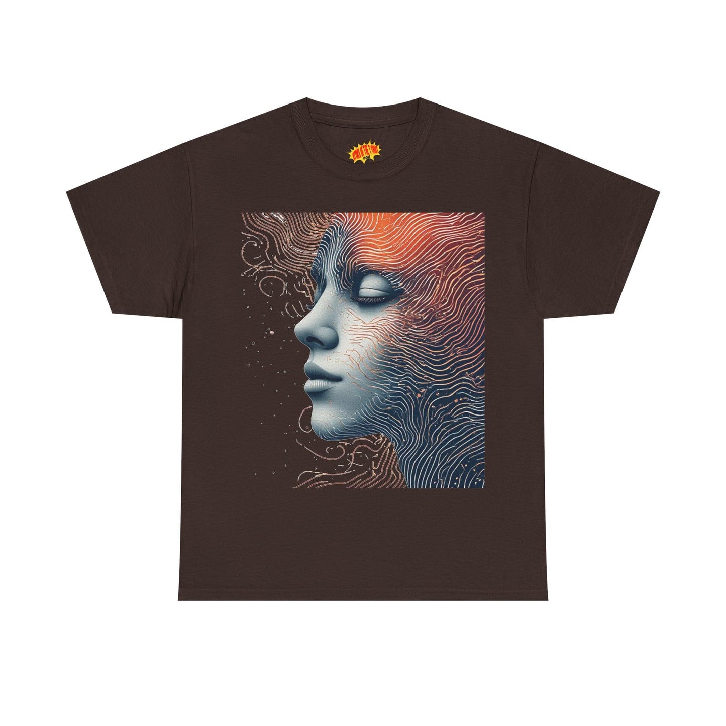 Graphic Art Face Tee Shirt *Multiple Colors*