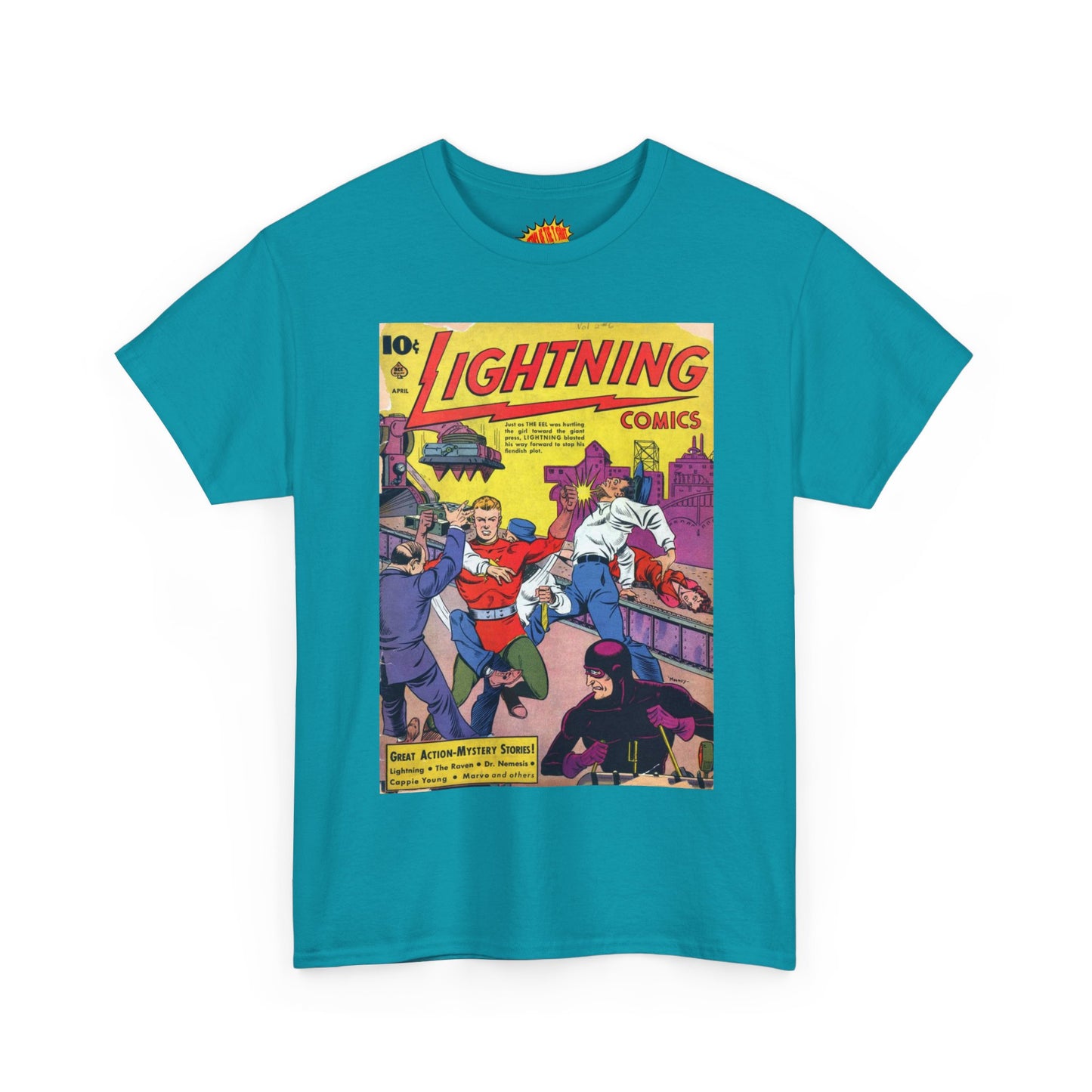 Lightning Comics April Comic Tee Shirt *Multiple Colors*
