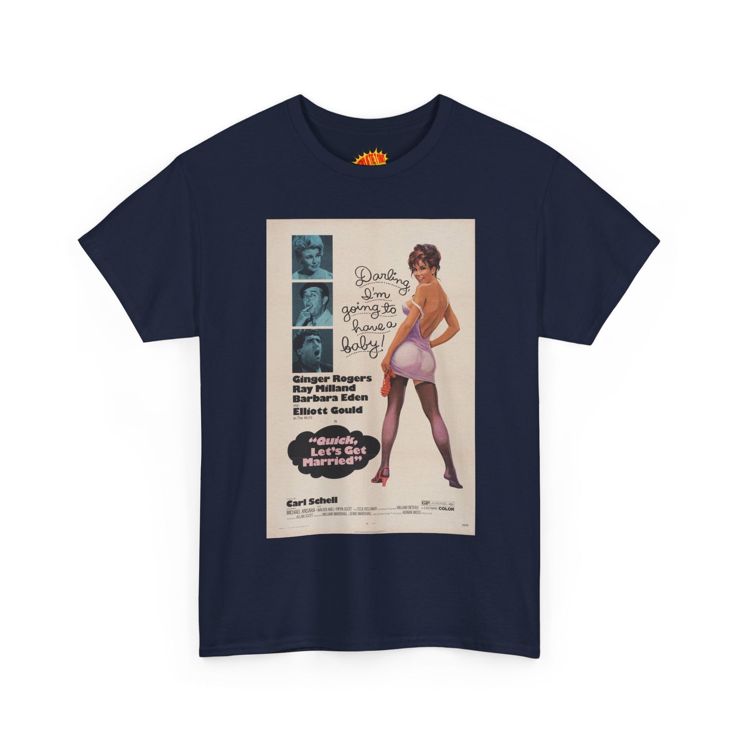 Quick, Let's Get Married Movie Poster T-Shirt *Multiple Colors*