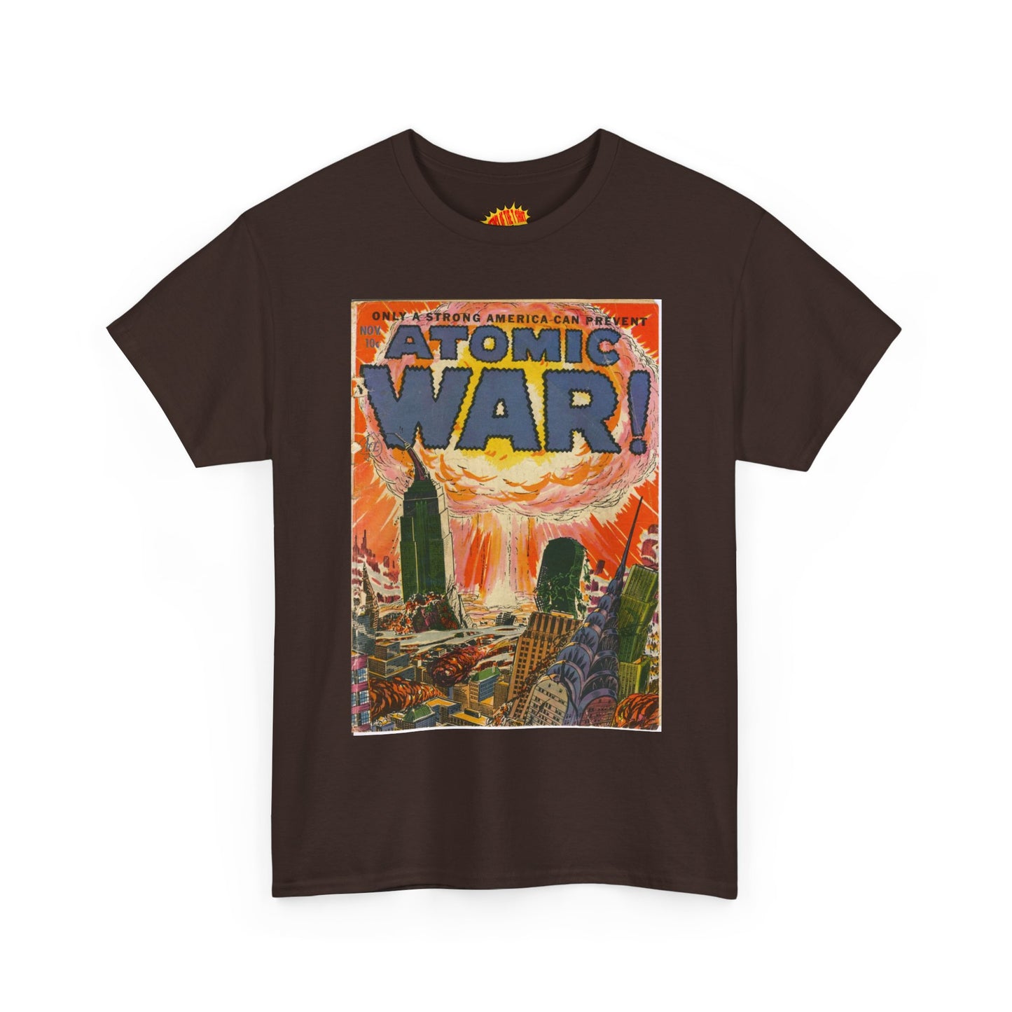 Atomic War Nov. Comic Tee Shirt *Multiple Colors*
