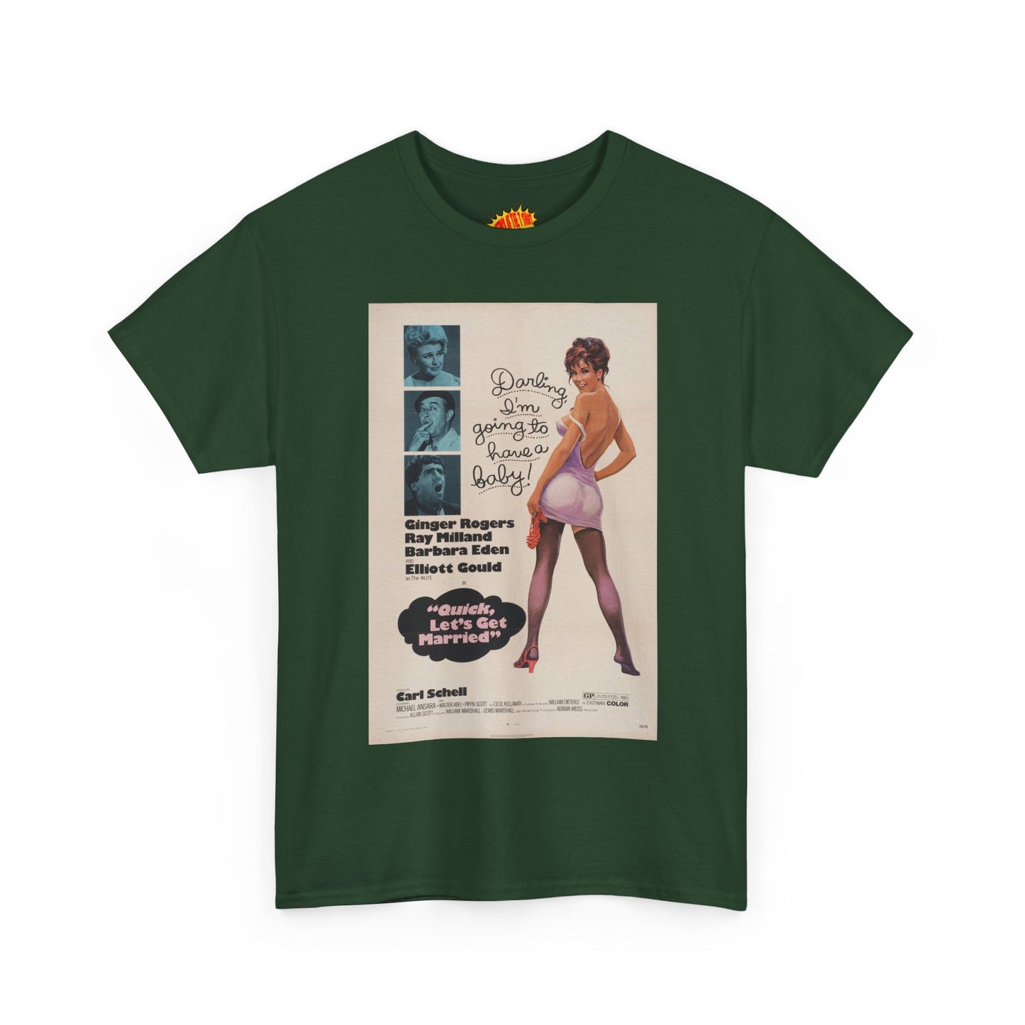Quick, Let's Get Married Movie Poster T-Shirt *Multiple Colors*