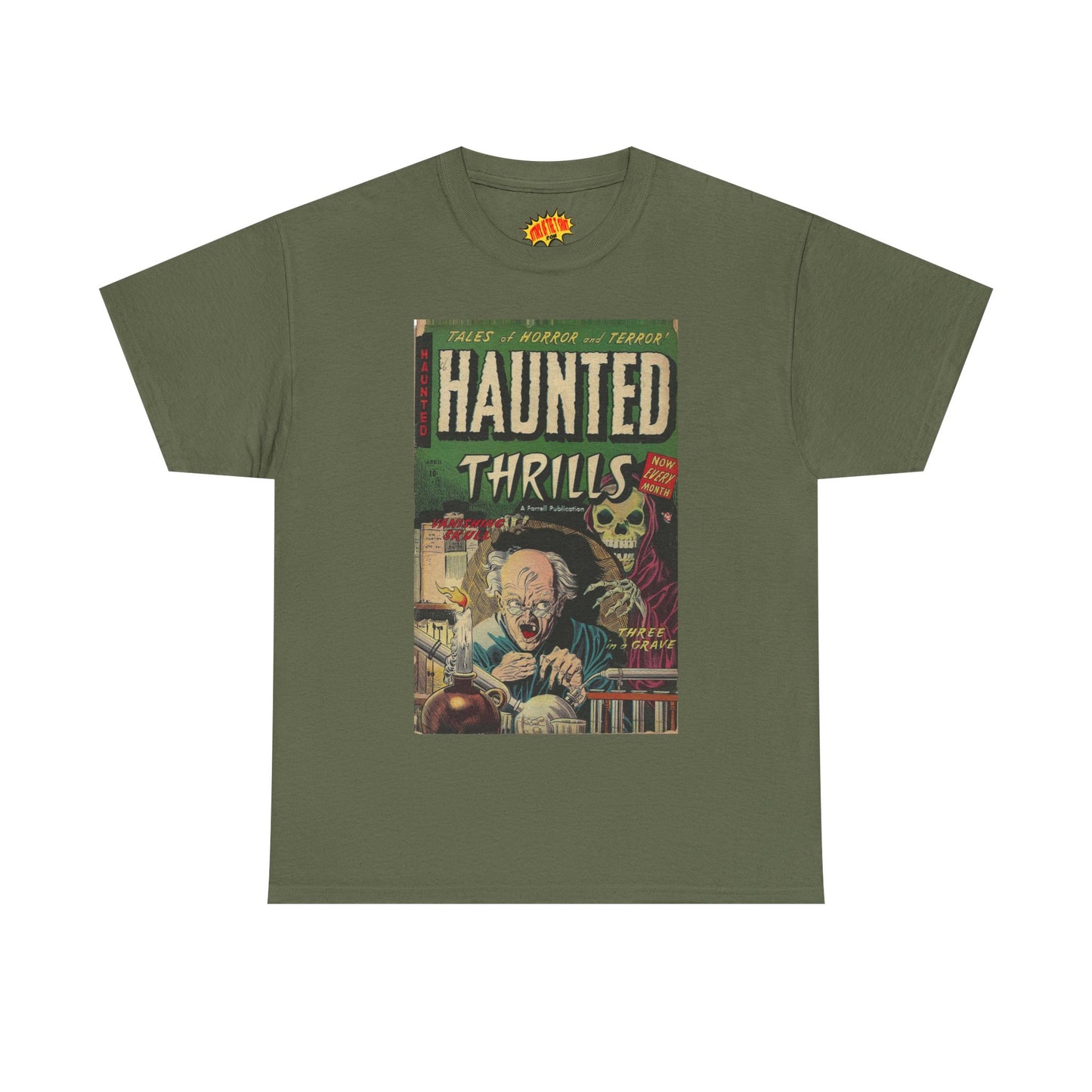 Haunted Thrills April Comic Tee Shirt *Multiple Colors*