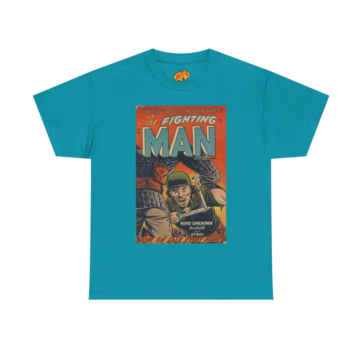 The Fighting Man February Comic Tee Shirt *Multiple Colors*