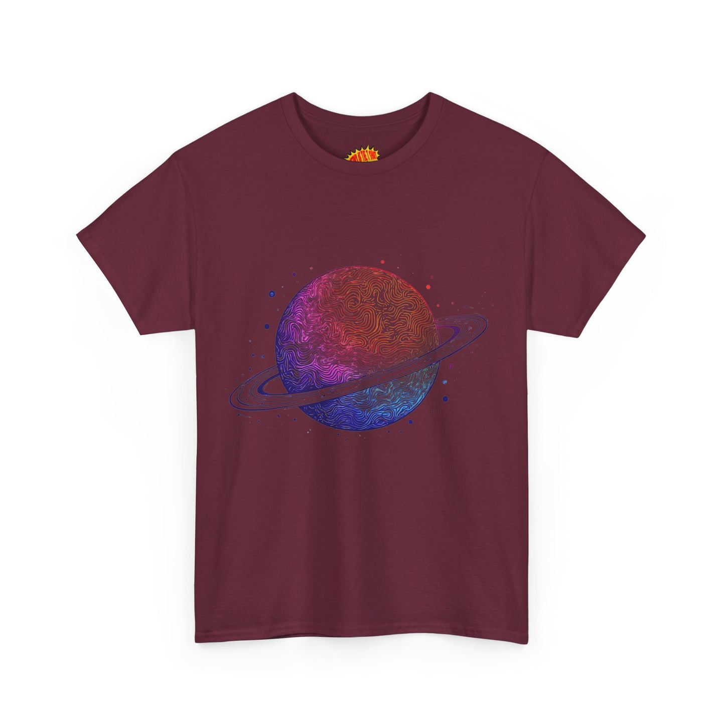 Space Art Ringed Planet Graphic Tee Shirt *Multiple Colors*