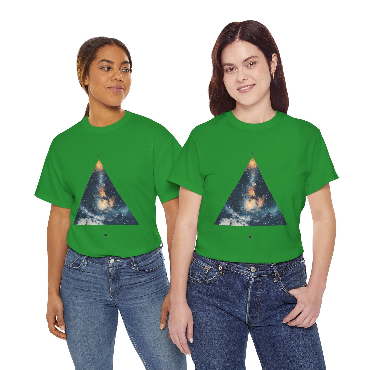 Triangle Nebula Graphic Space Art Tee Shirt *Multiple Colors*