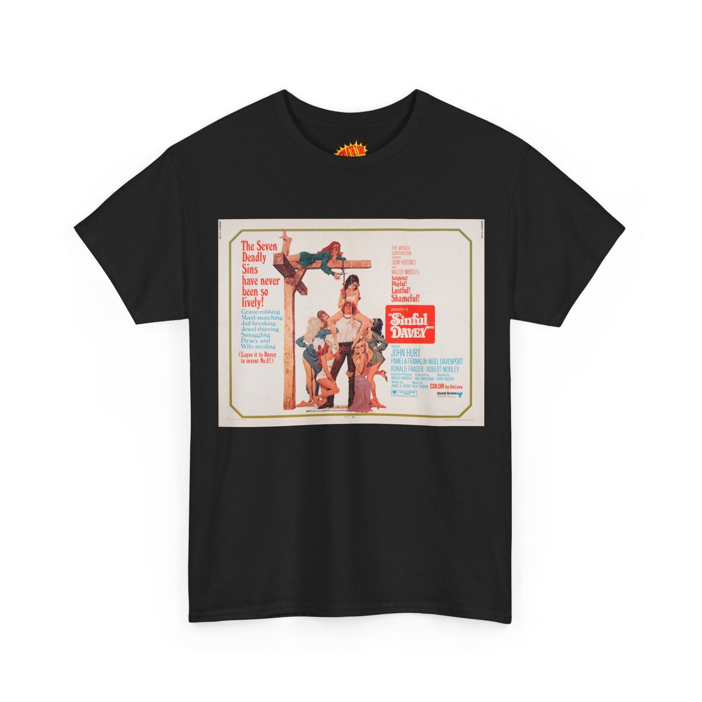 Sinful Davey Movie Poster T-Shirt *Multiple Colors*