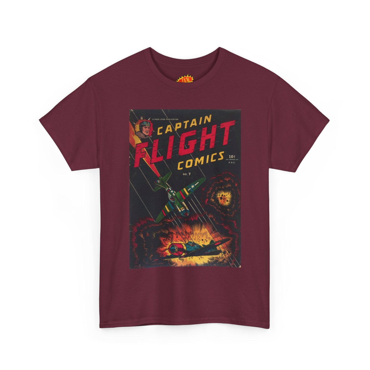 Captain Flight No. 7 Comic Tee Shirt *Multiple Colors*