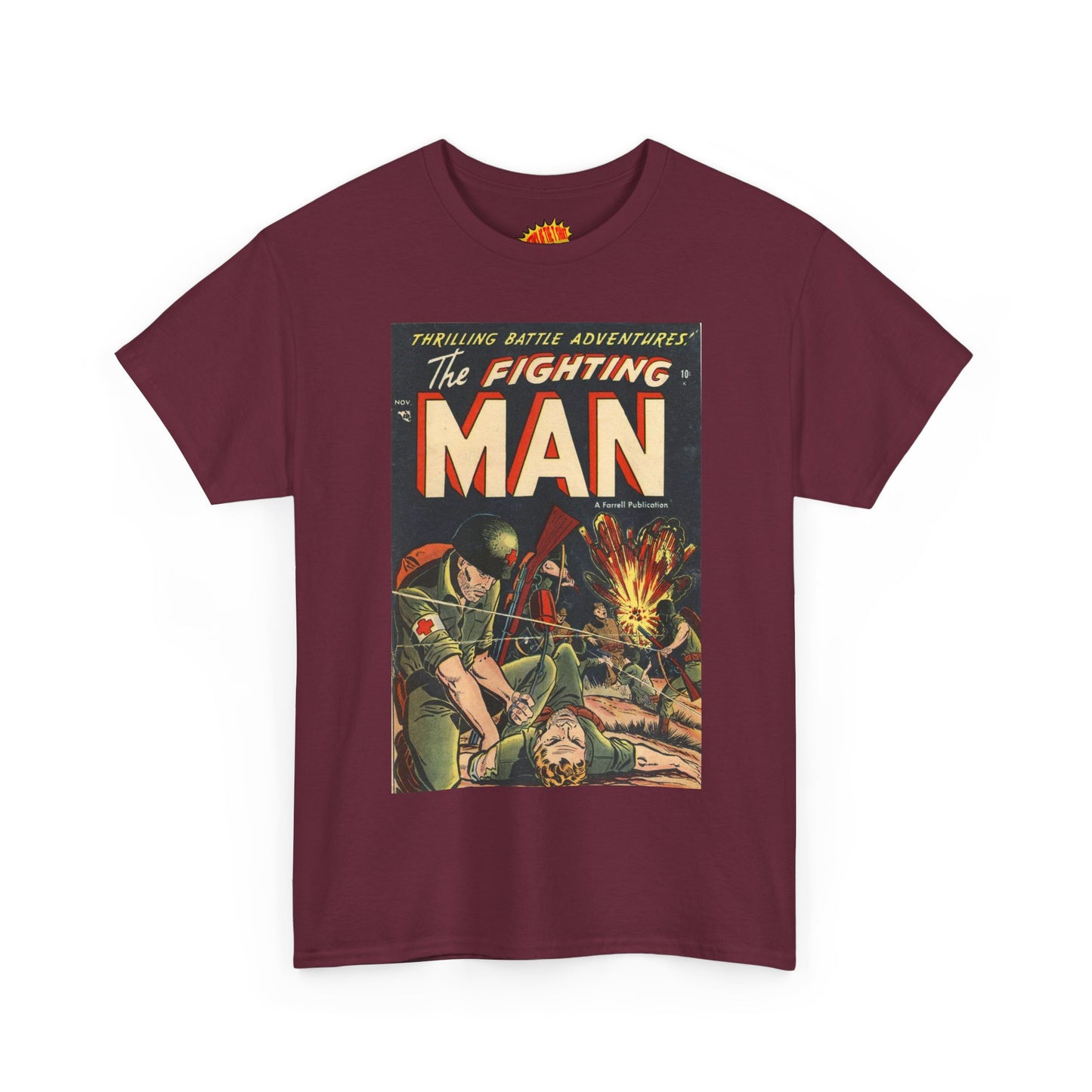 The Fighting Man November Comic Tee Shirt *Multiple Colors*