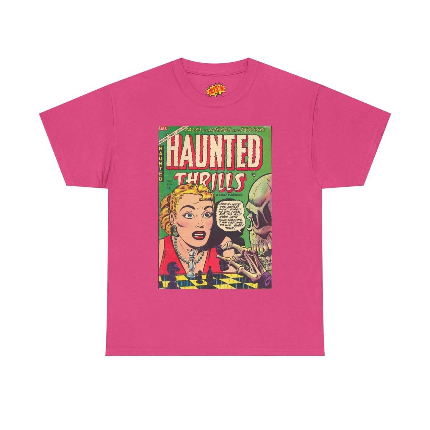 Haunted Thrills July - August Comic Tee Shirt *Multiple Colors*