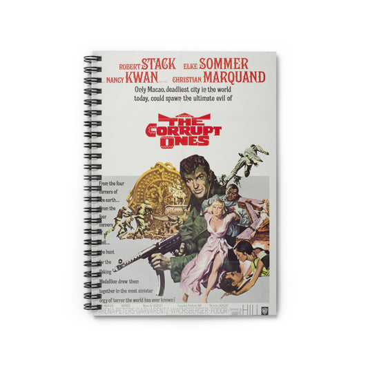 The Corrupt Ones - Vintage Movie Poster Notebook