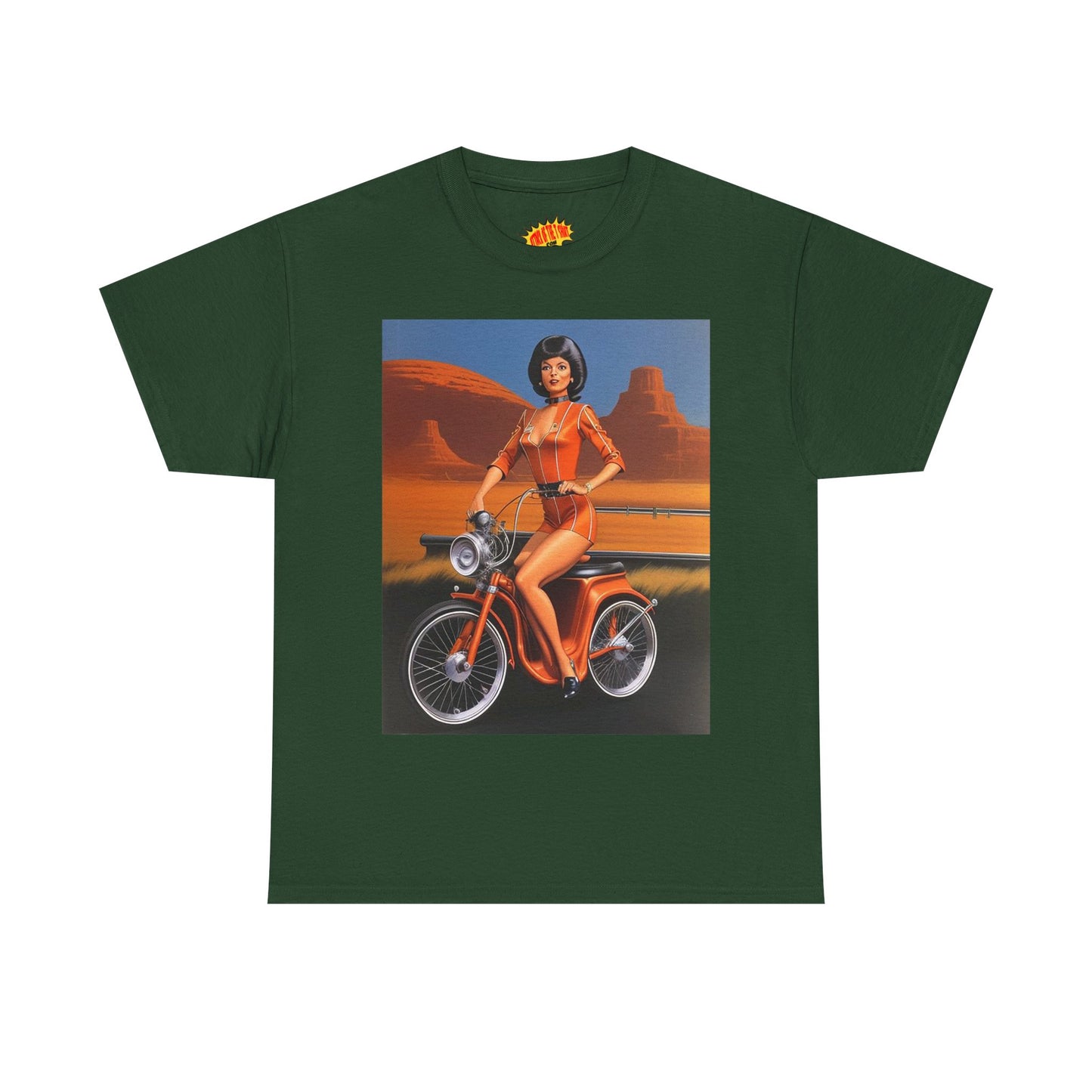 Retro Scooter Lady T-Shirt *Multiple Colors*