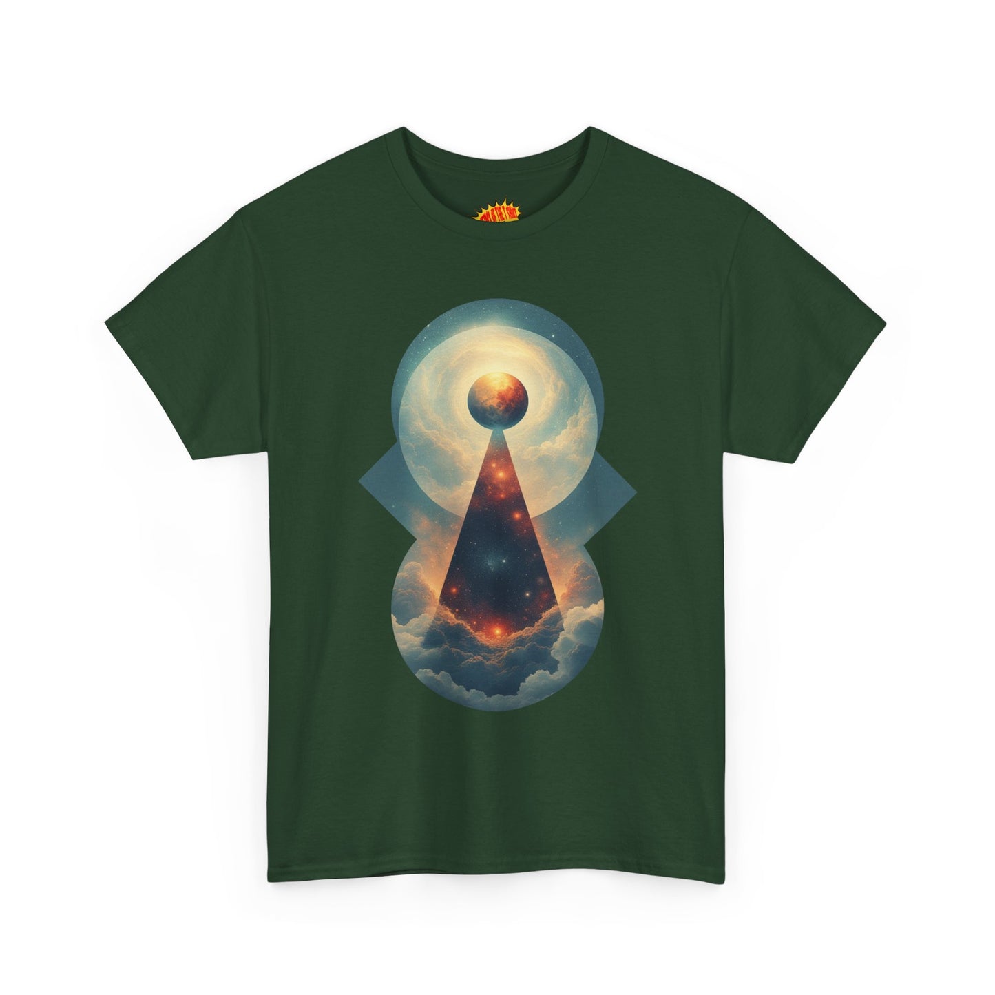 Geometric Galaxy Graphic Space Art Tee Shirt *Multiple Colors*