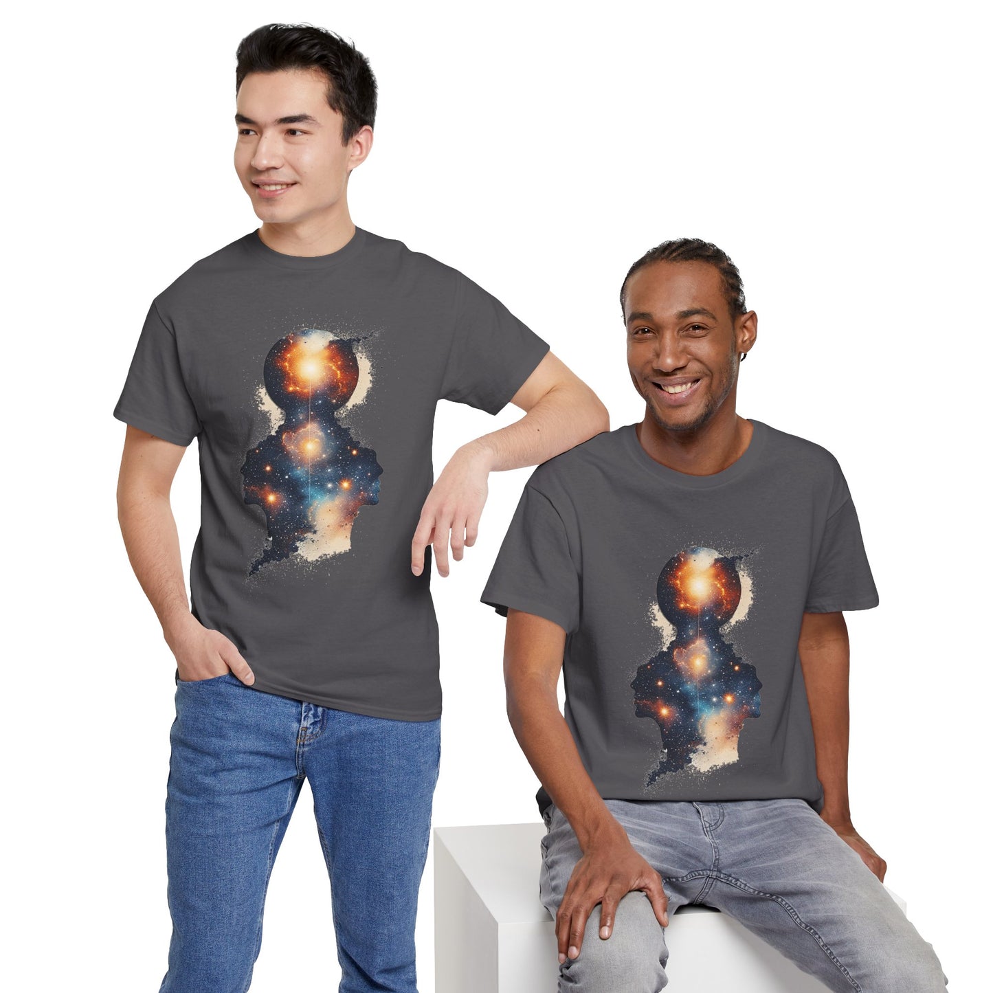 Multiple Galaxy Nebula Art Graphic Tee Shirt *Multiple Colors*