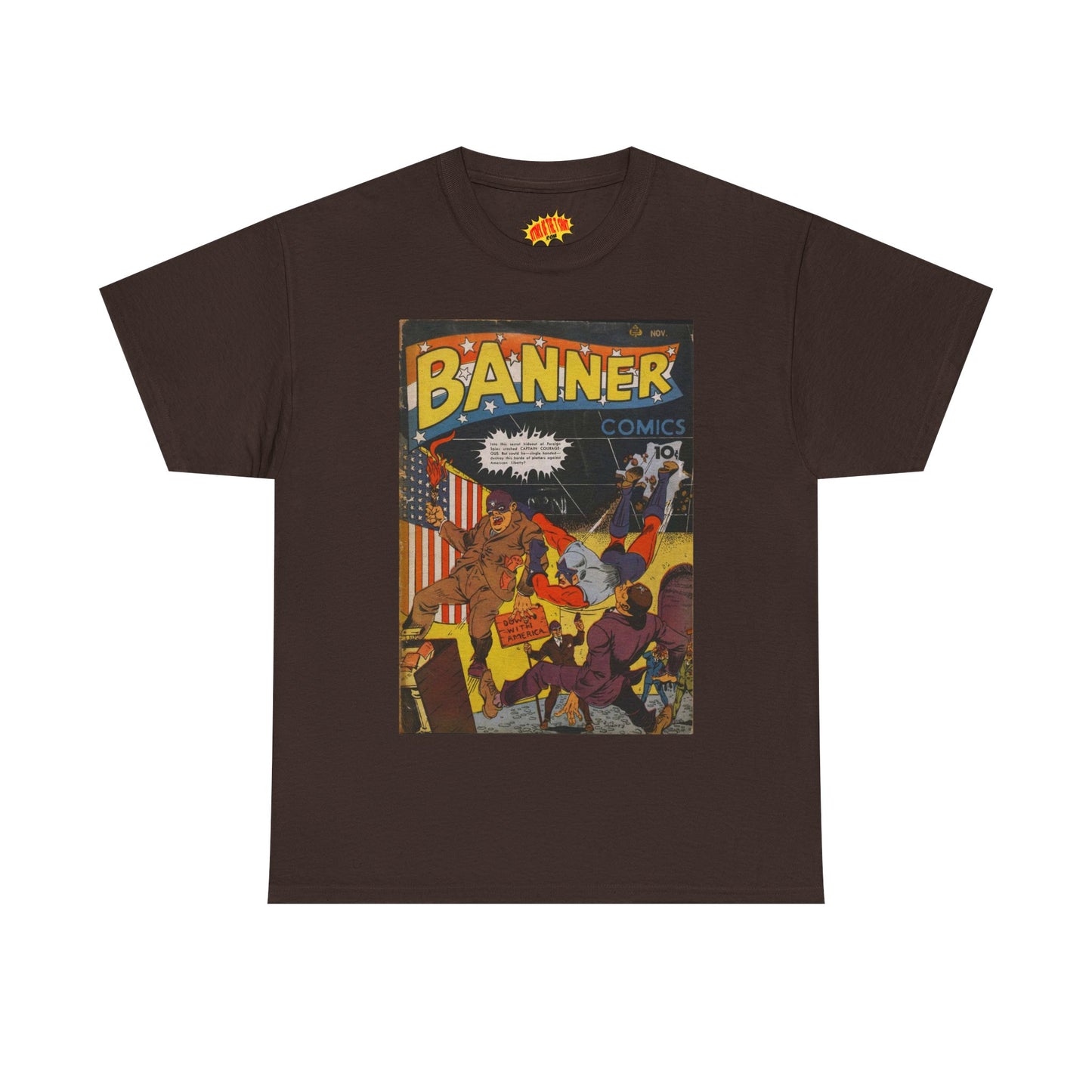 Banner Nov. Comic Tee Shirt *Multiple Colors*