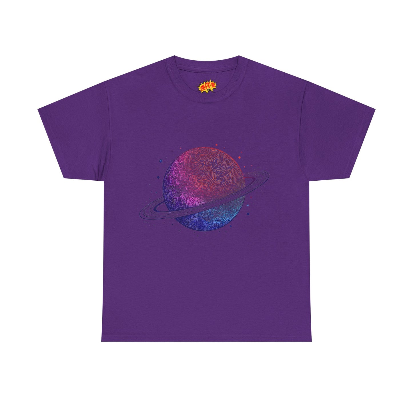 Space Art Ringed Planet Graphic Tee Shirt *Multiple Colors*