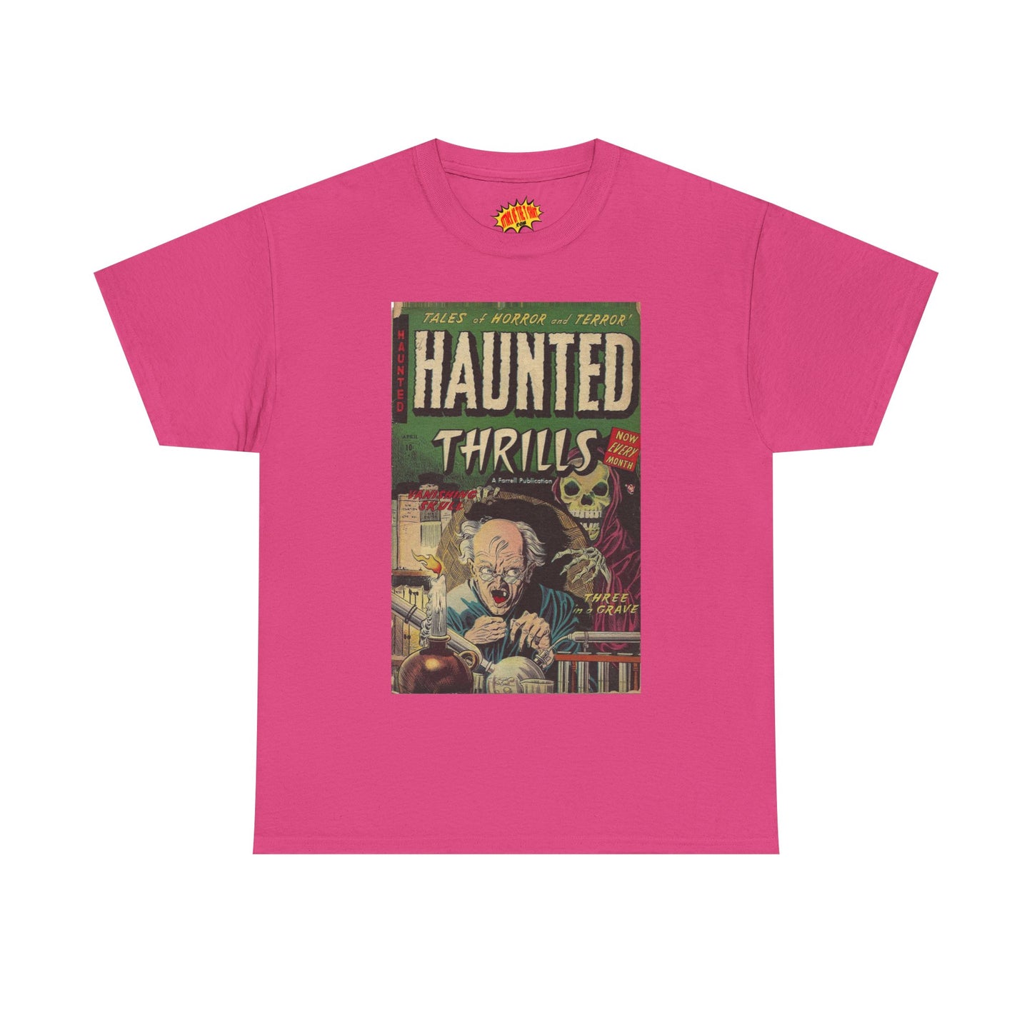 Haunted Thrills April Comic Tee Shirt *Multiple Colors*
