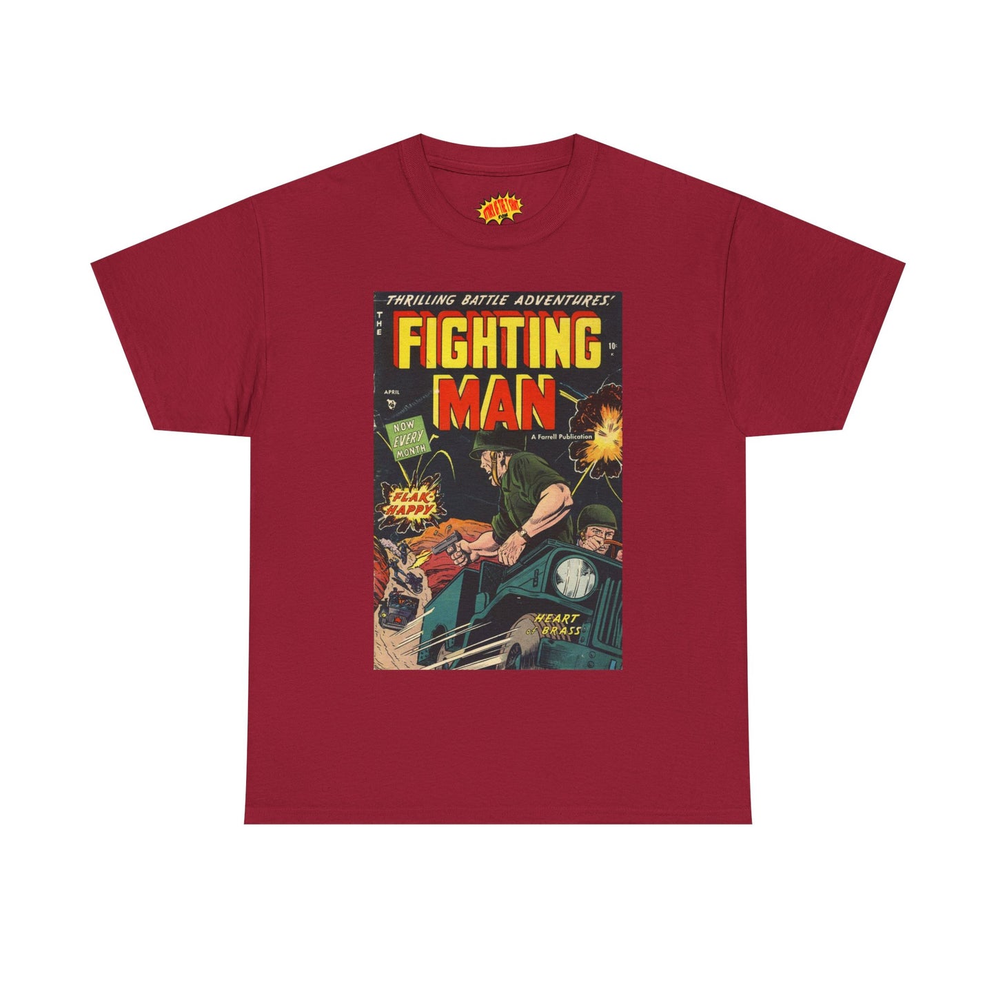 The Fighting Man April Comic Tee Shirt *Multiple Colors*