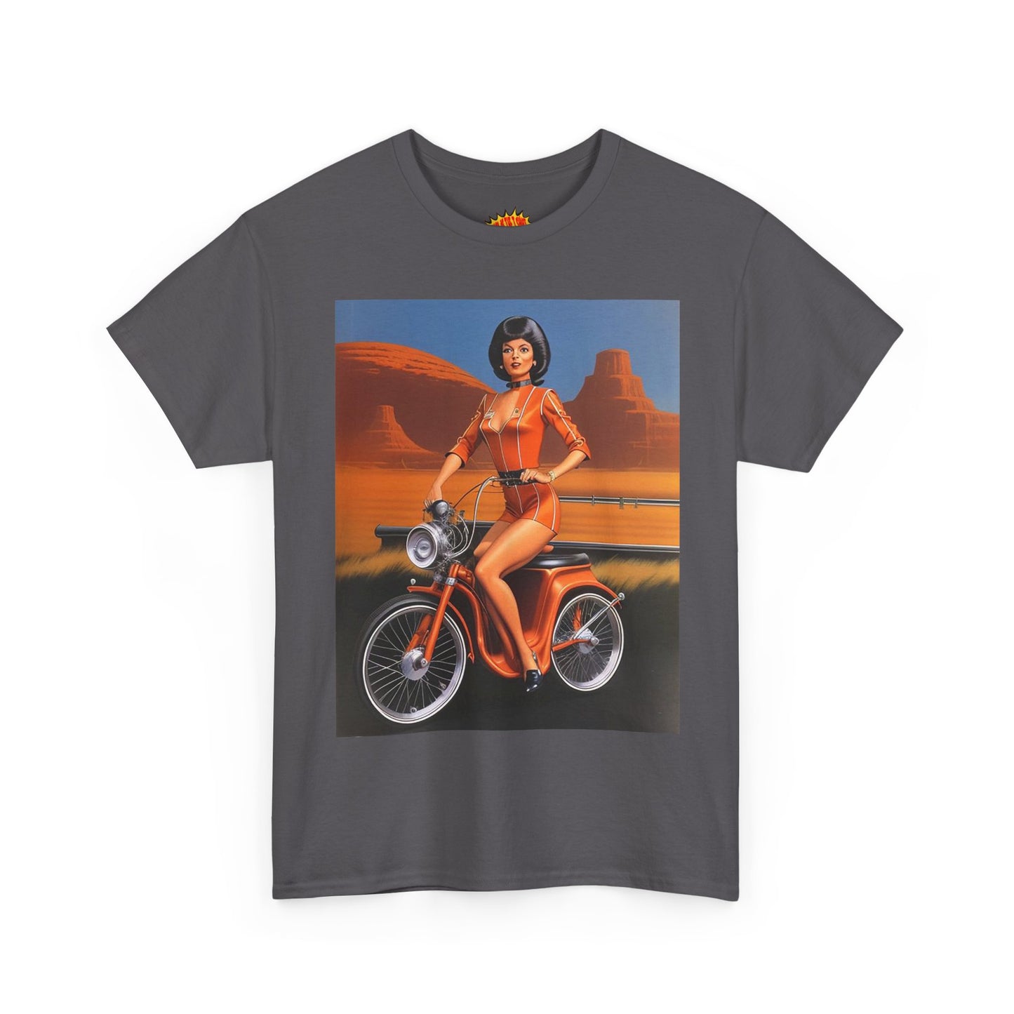 Retro Scooter Lady T-Shirt *Multiple Colors*