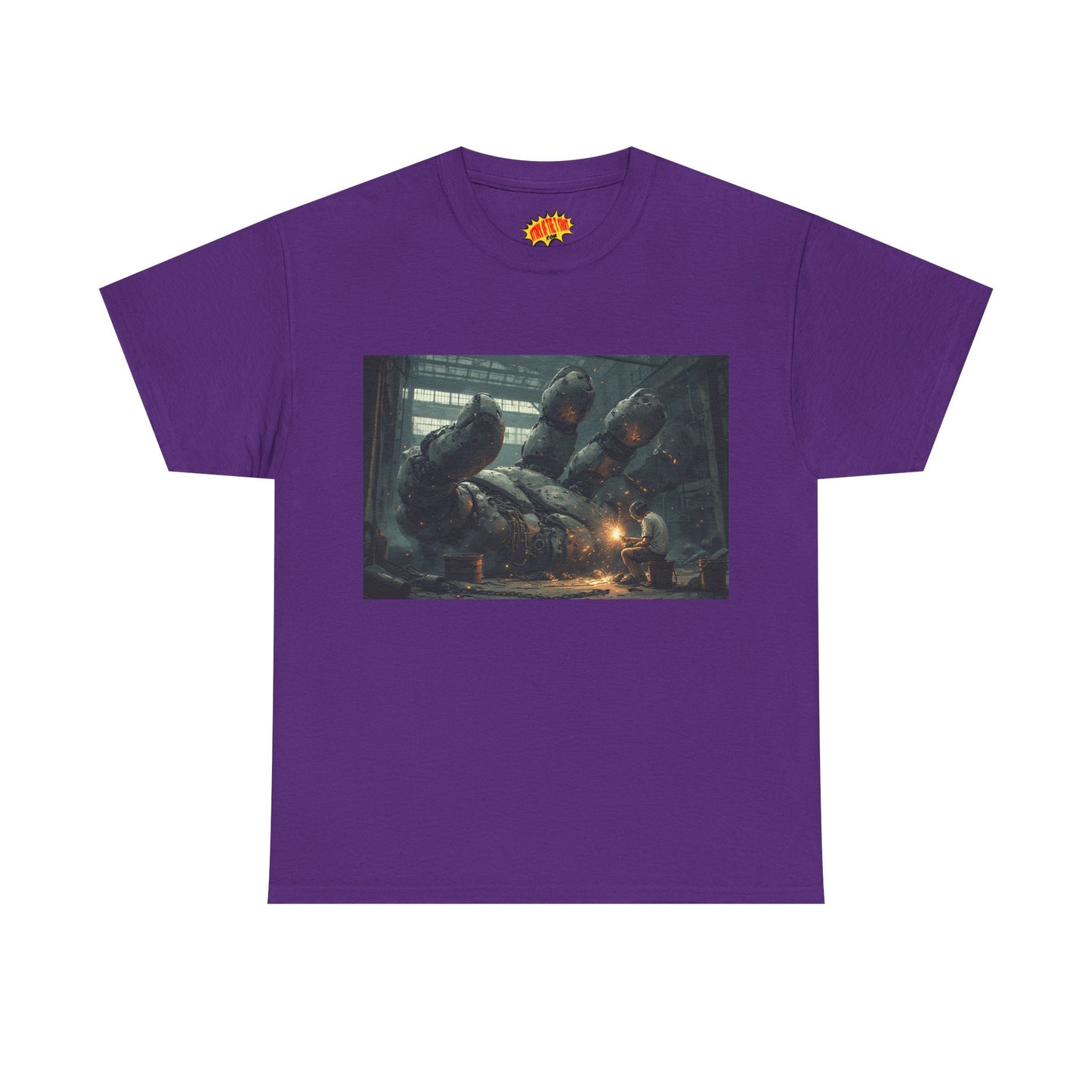 Anime Robot Hand w/Welder Scene T-Shirt *Multiple Colors*