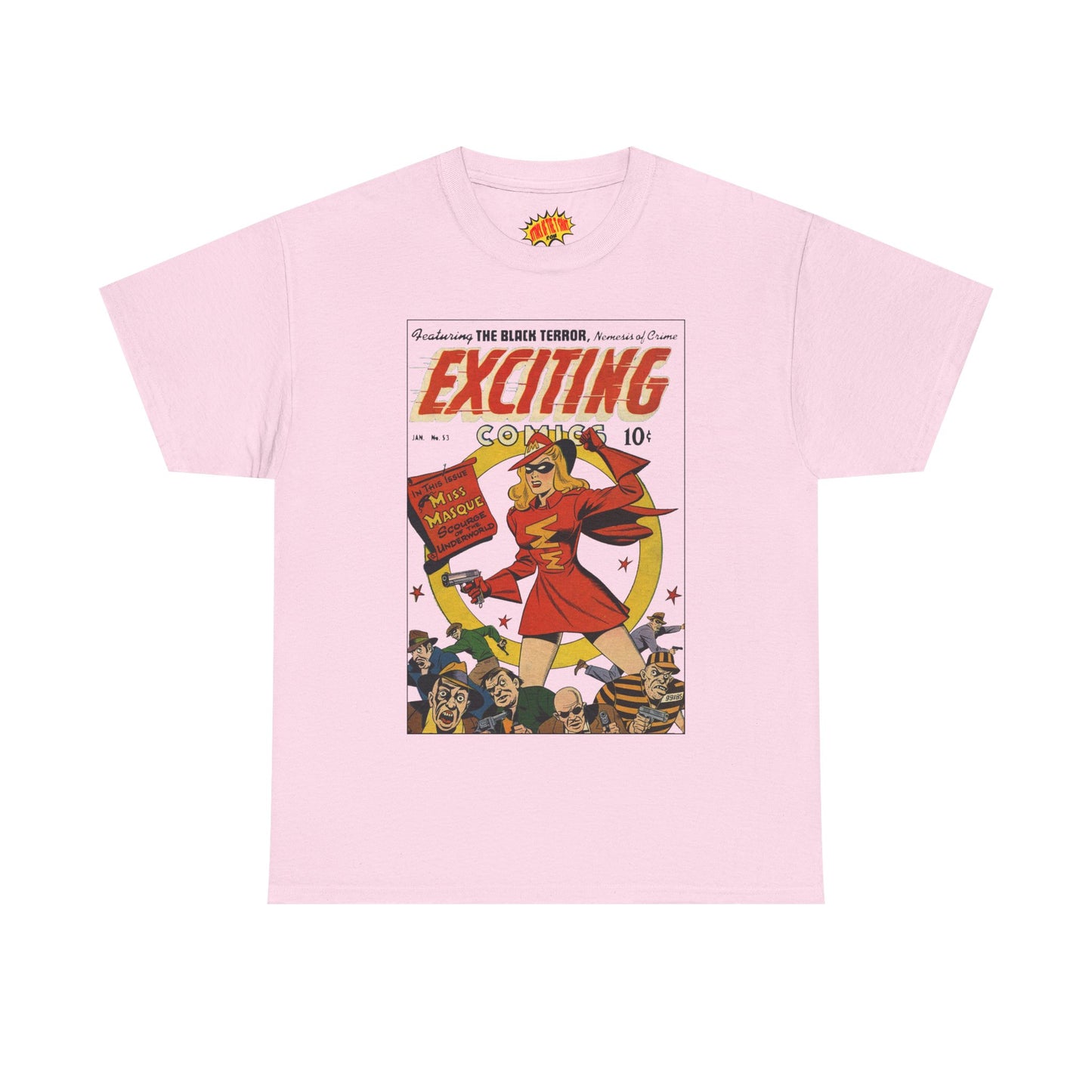 Exciting Comics #53 - Heavy Cotton Tee *Many Sizes and Colors Available*