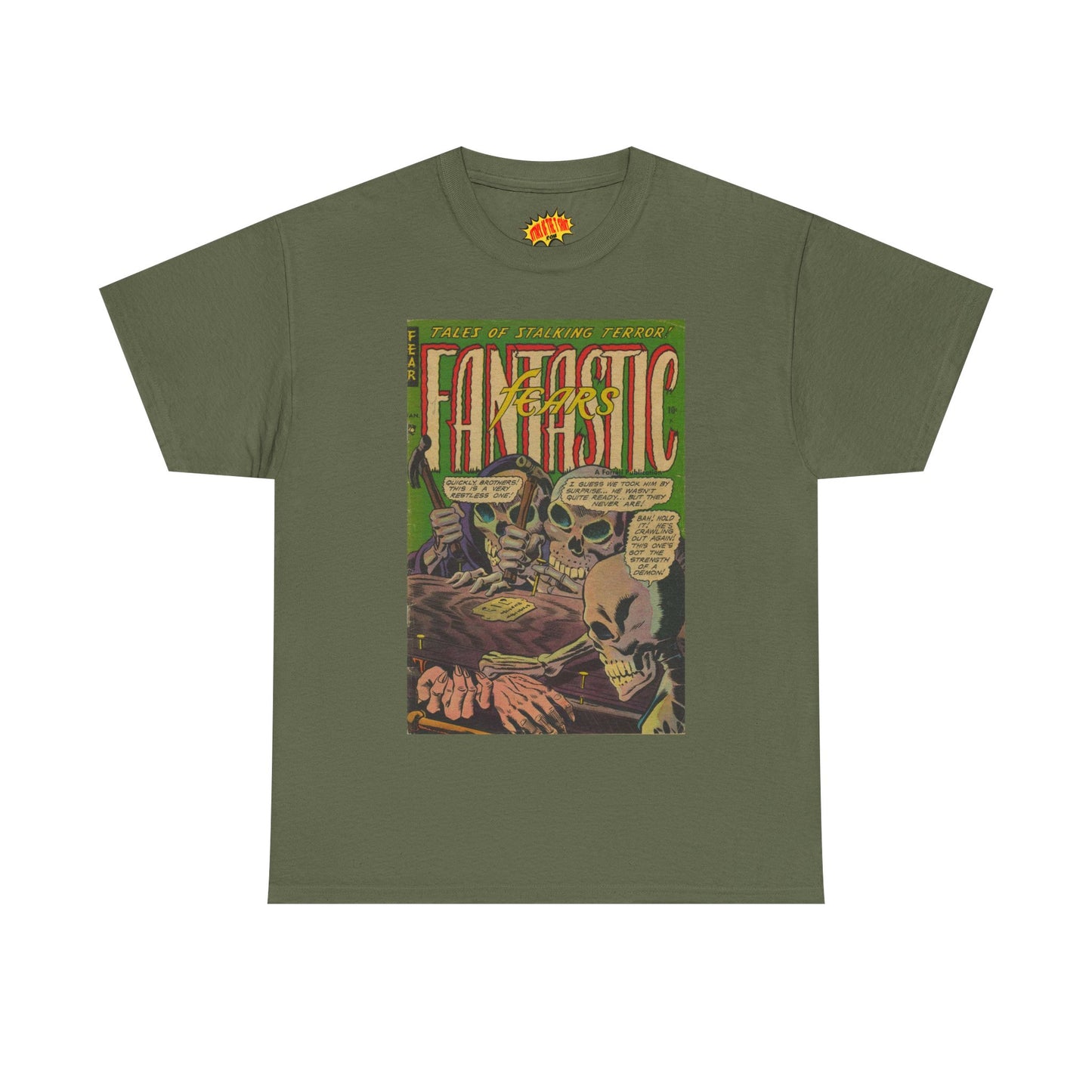 Fantastic Fears January Comic Tee Shirt *Multiple Colors*