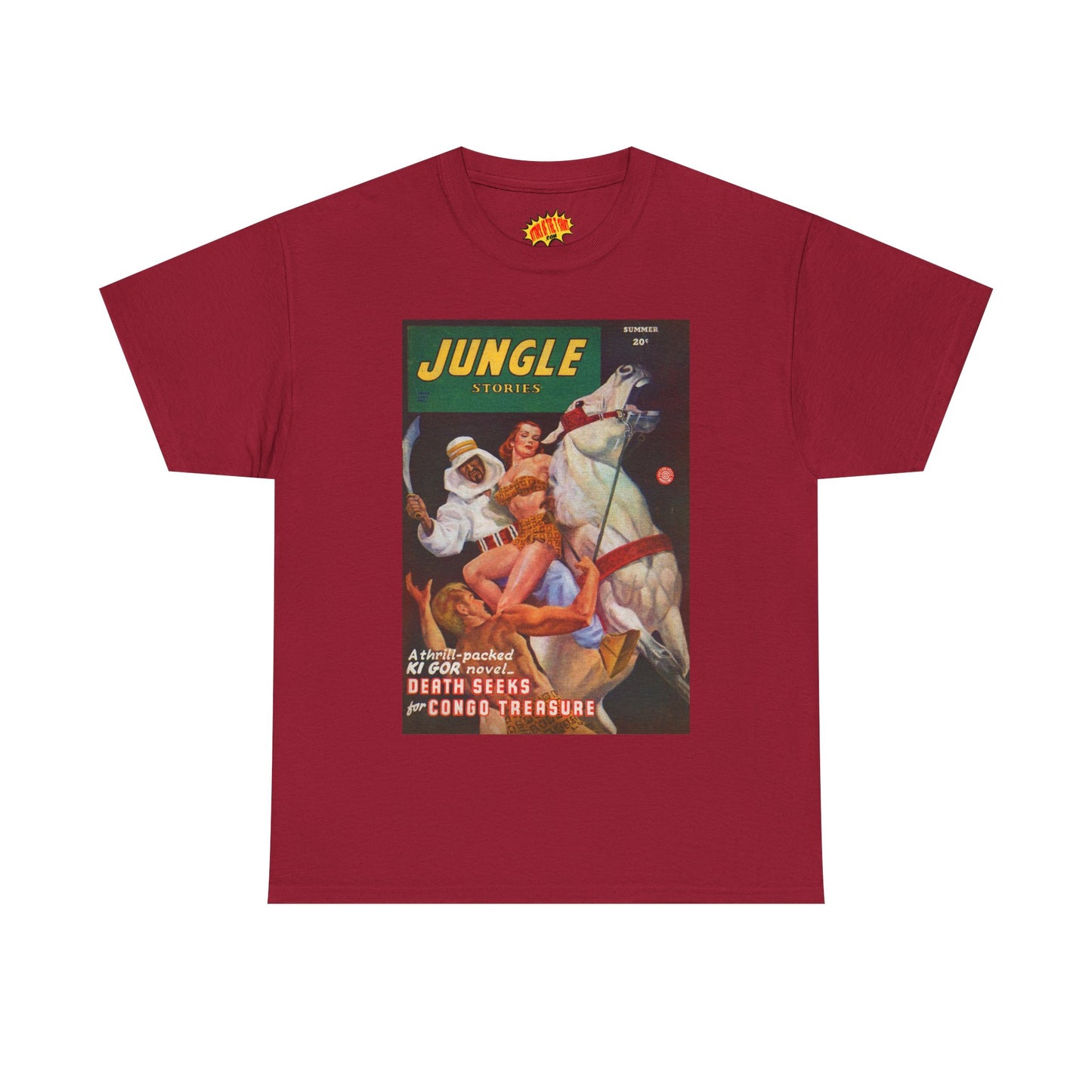 Jungle Stories Summer Comic Tee Shirt *Multiple Colors*
