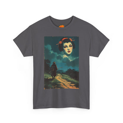 Walking Samurai w/Cloud Woman T-Shirt