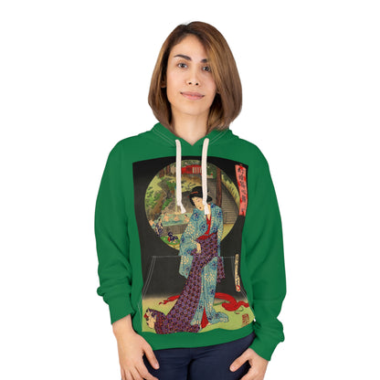 Oji Waterfall, Toyohara Chikanobu - Green Hoodie