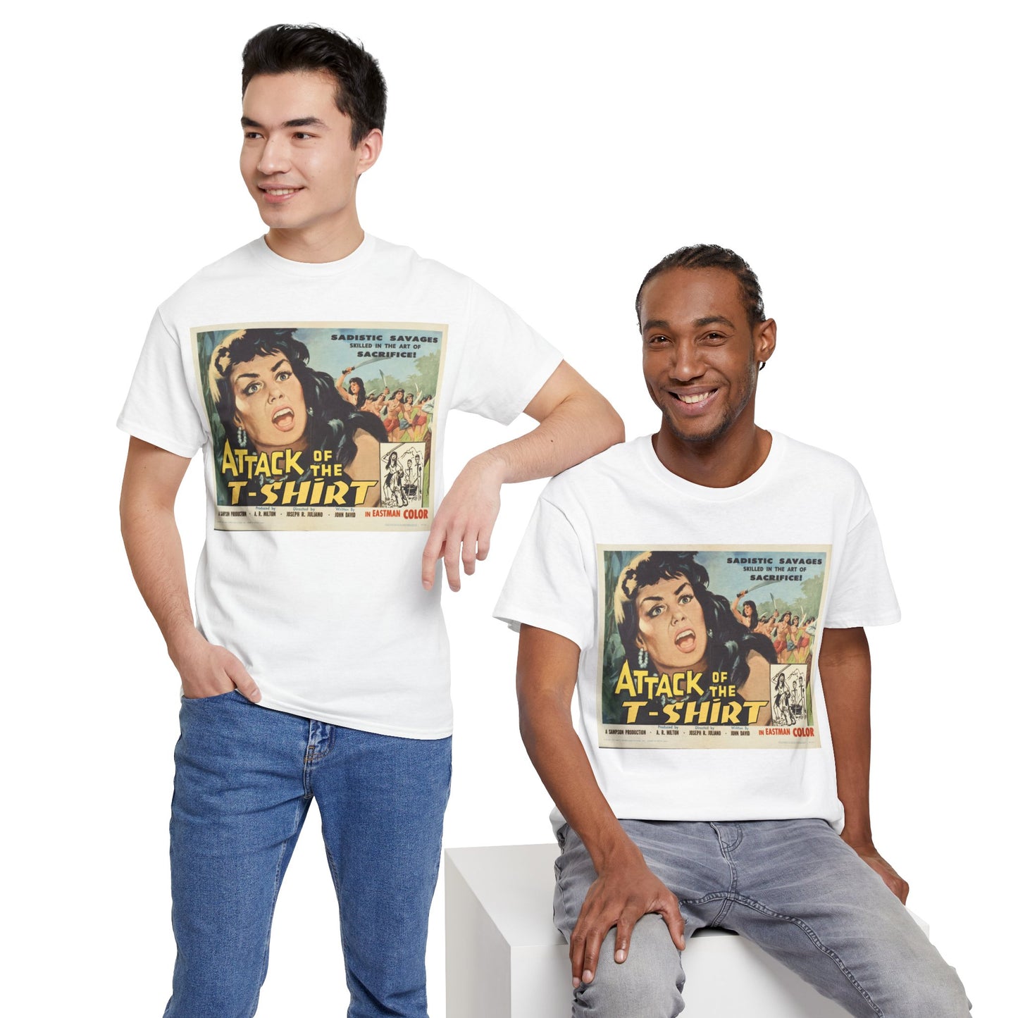 Attack of the T-Shirt Movie Poster T-Shirt