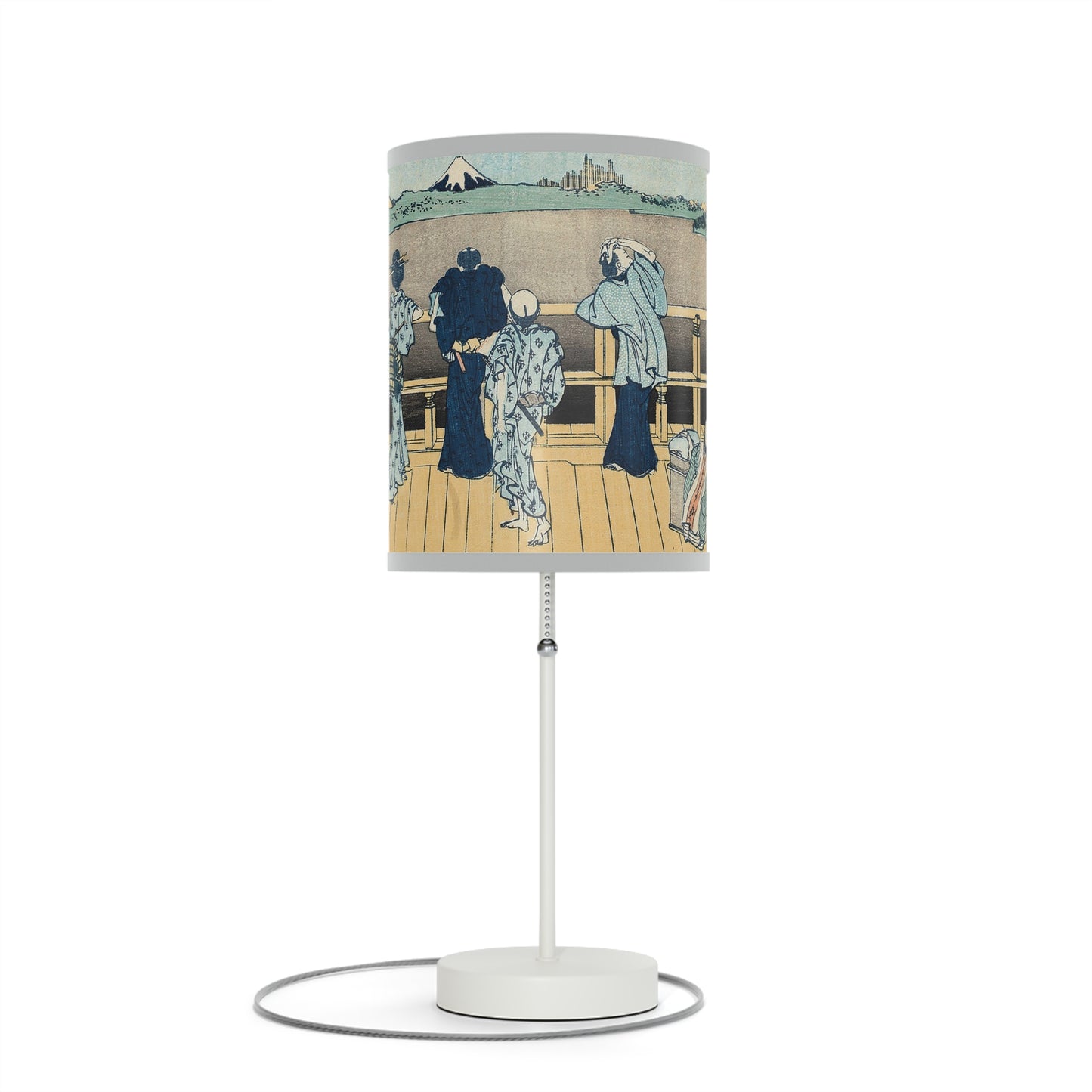 The Sazai Hall by Hokusai Japanese Lamp