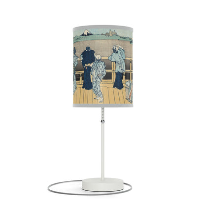 The Sazai Hall by Hokusai Japanese Lamp