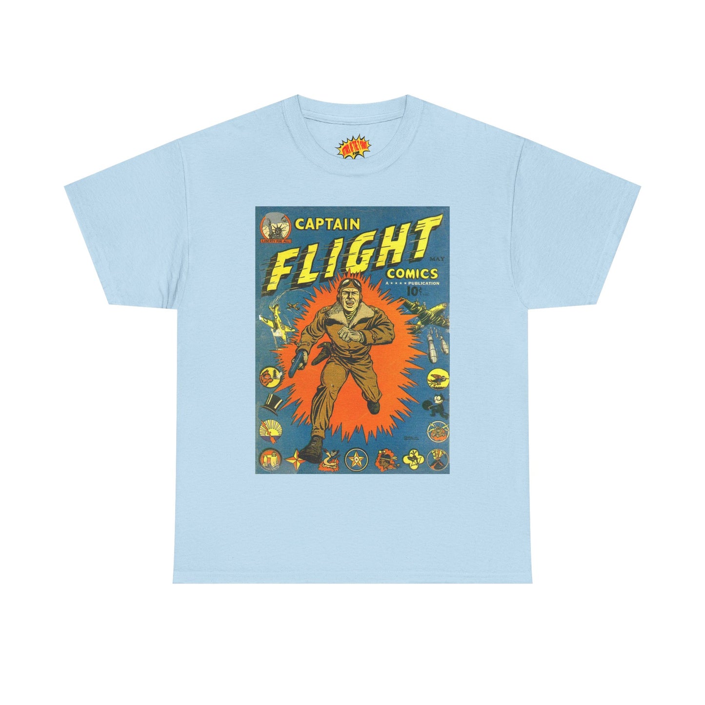 Captain Flight May Comic Tee Shirt *Multiple Colors*