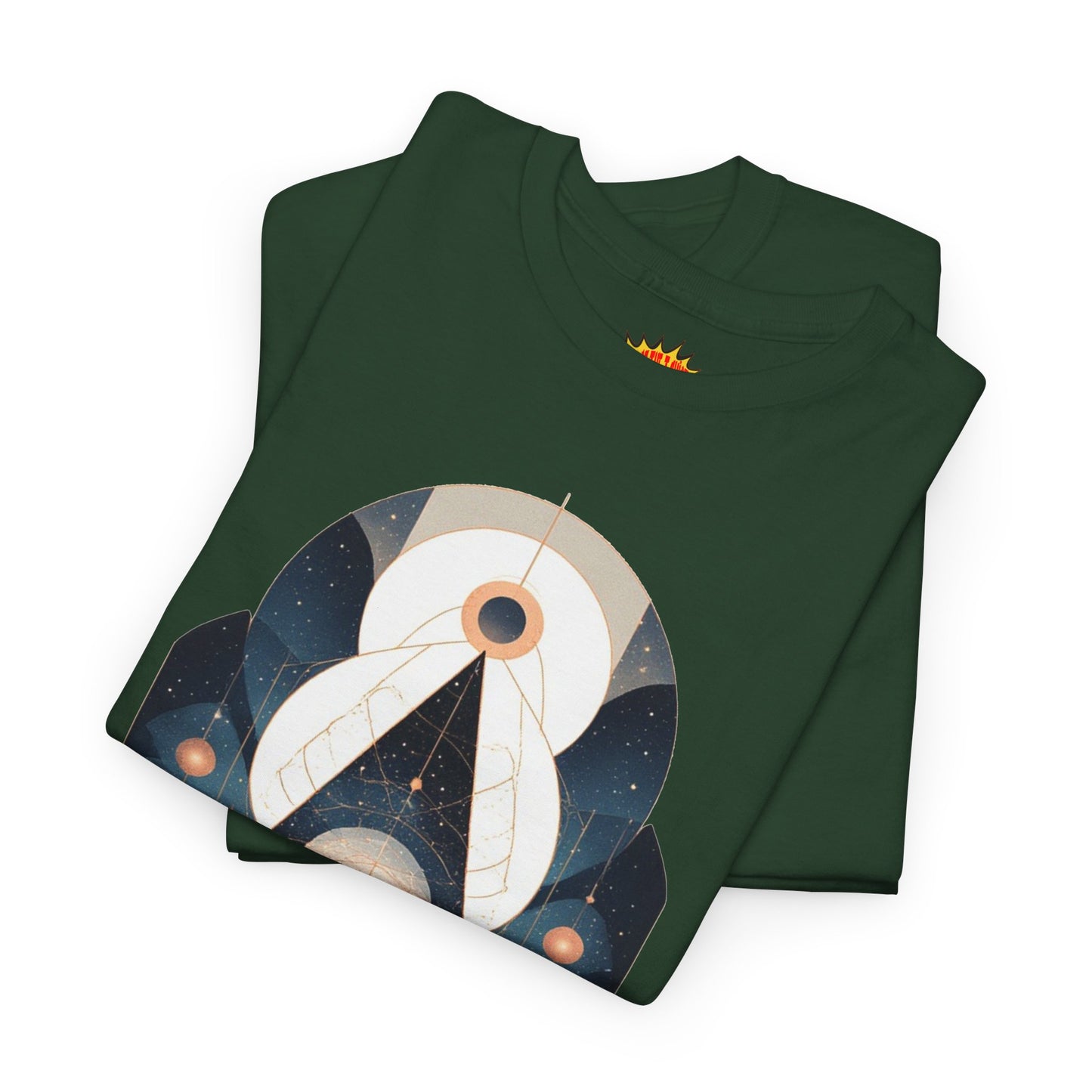 Geometric Space Art Pattern Graphic Tee Shirt *Multiple Colors*