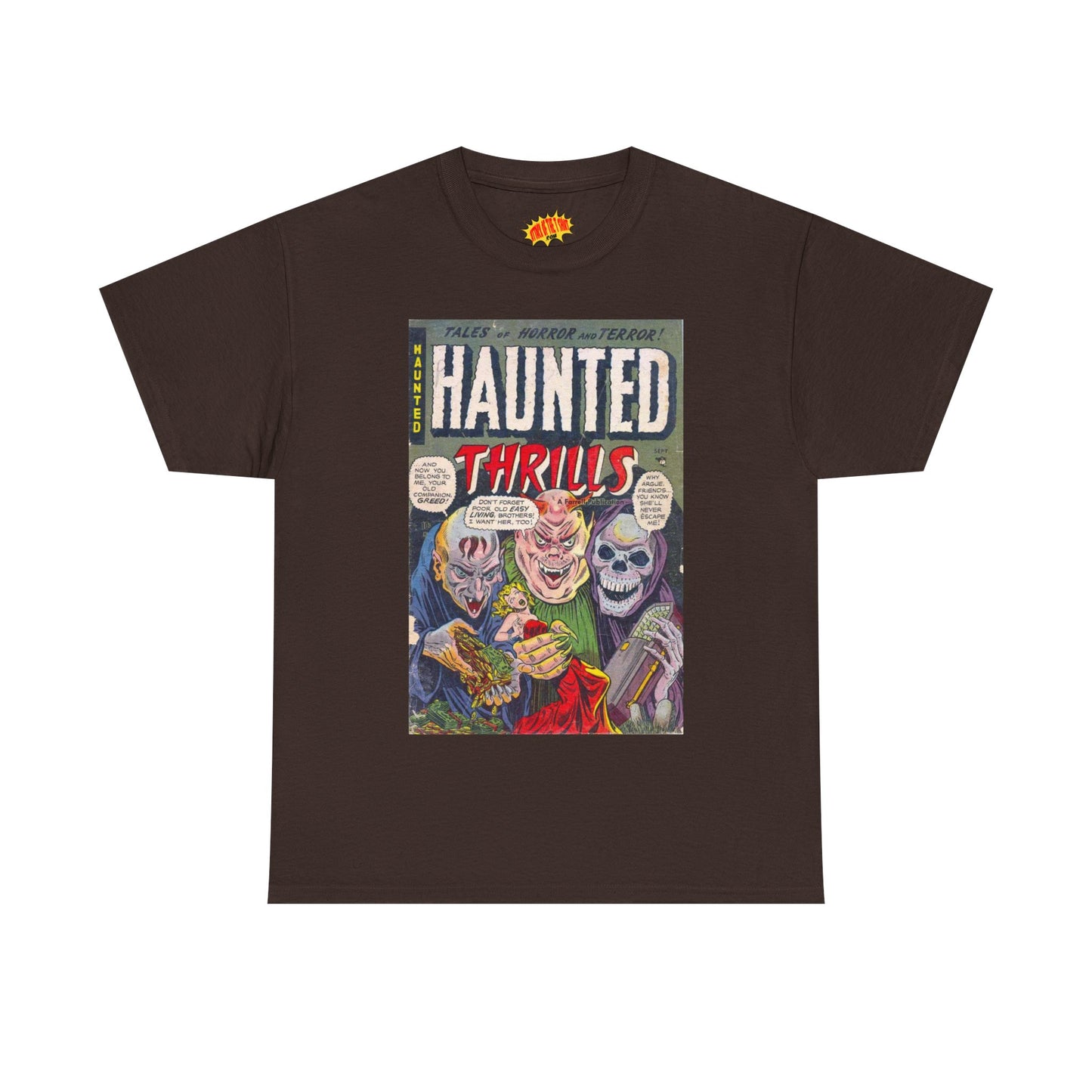 Haunted Thrills September Comic Tee Shirt *Multiple Colors*