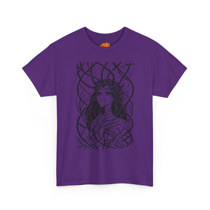 Thorny Vine Dryad Woman Fantasy Nature T-Shirt