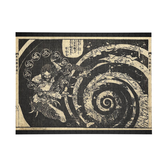 Destruction by Katsushika Hokusai Jigsaw Puzzle - 96/252/500/1000 Pieces