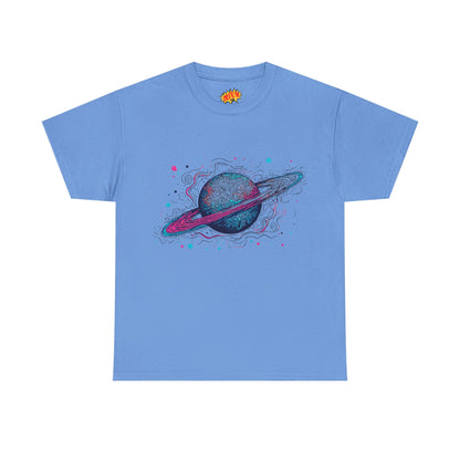 Ringed Planet Space Art Graphic Tee Shirt