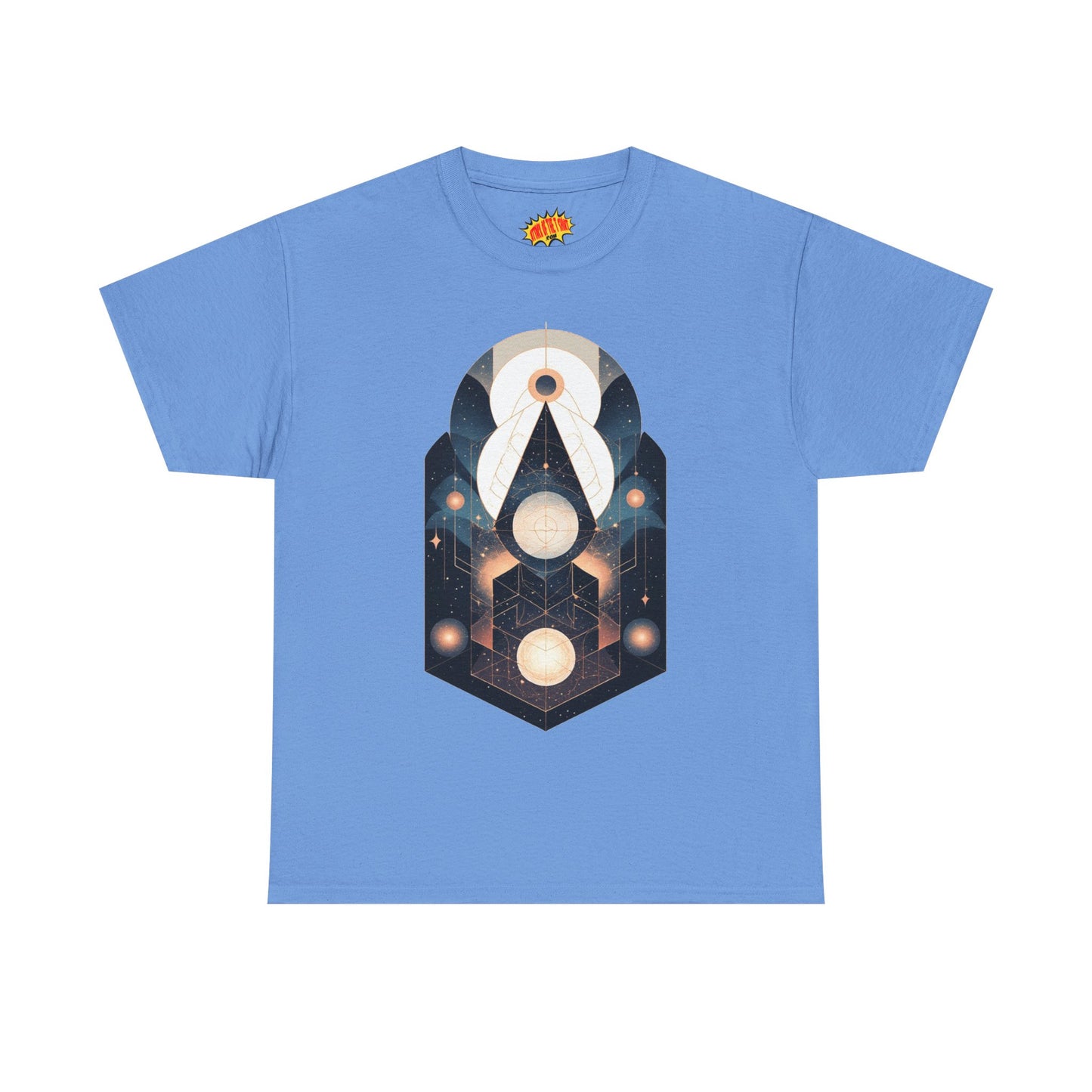 Geometric Space Art Pattern Graphic Tee Shirt *Multiple Colors*